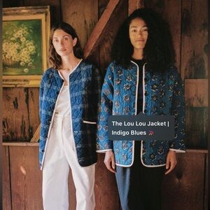 Christy Dawn The Lou Lou jacket, Indigo Blues, M